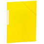 Carchivo Carpeta de 3 Solapas Folio con Gomas Amarillo Opaco