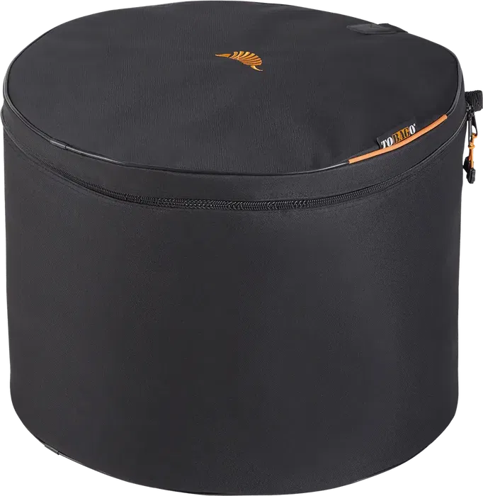 TOBAGO Funda Bombo 18x16" AP1816T Negro Poliéster 600D Impermeable Interior Nylon 300D