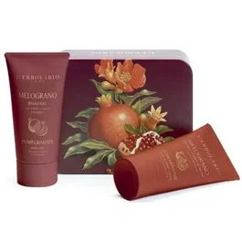 L'Erbolario Melograno Preciosos Instantes Gel de Baño 75ml + Crema Corporal 75ml Edición Limitada Caja Hojalata