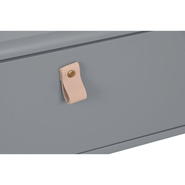 DKD Home Decor Mesa de Centro MDF PU Gris 120x60x40
