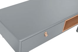 DKD Home Decor Urban Mesa de Centro Gris 120 x 60 x 40 cm