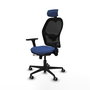 PIQUERAS Y CRESPO Silla de oficina Jorquera con mecanismo Sincro/Traslack Azul marino