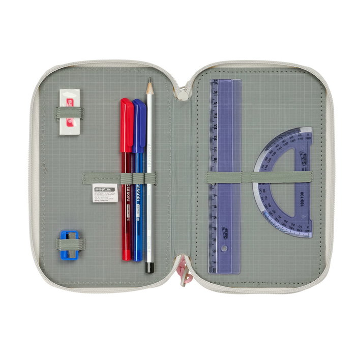 Portatodo Minnie Mouse Minty Rosa 12,5 x 19,5 x 5,5 cm 37 Piezas