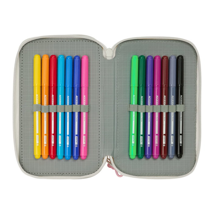 Portatodo Minnie Mouse Minty Rosa 12,5 x 19,5 x 5,5 cm 37 Piezas