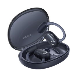Baseus Eli Sport 1 Auriculares Inalámbricos TWS de Conducción Ósea Open-Ear, Negro