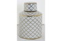 DKD Home Decor Jarrón de Porcelana Dorado Colección SCRAT
