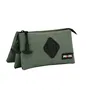 Pro-Dg SMART Estuche Portatodo Triple Verde Militar Repelente a Líquidos 11 x 23 x 7 cm