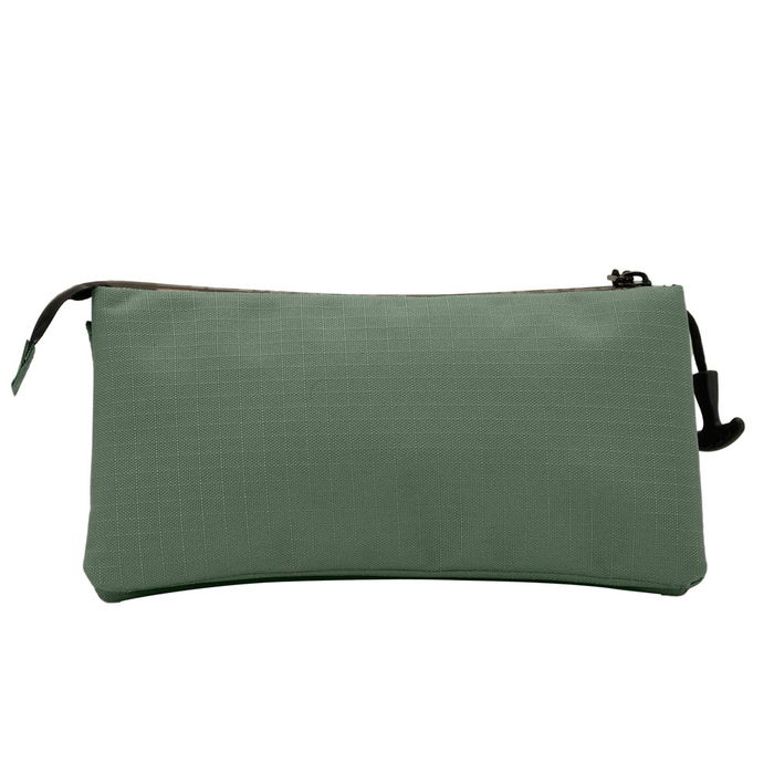 Pro-Dg SMART Estuche Portatodo Triple Verde Militar Repelente a Líquidos 11 x 23 x 7 cm