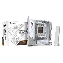 Gigabyte X870I AORUS PRO ICE Placa Base AM5 AMD X870 DDR5 M-ITX 8400MHz WiFi 7 Bluetooth 5.4 2.5GbE 2x M.2