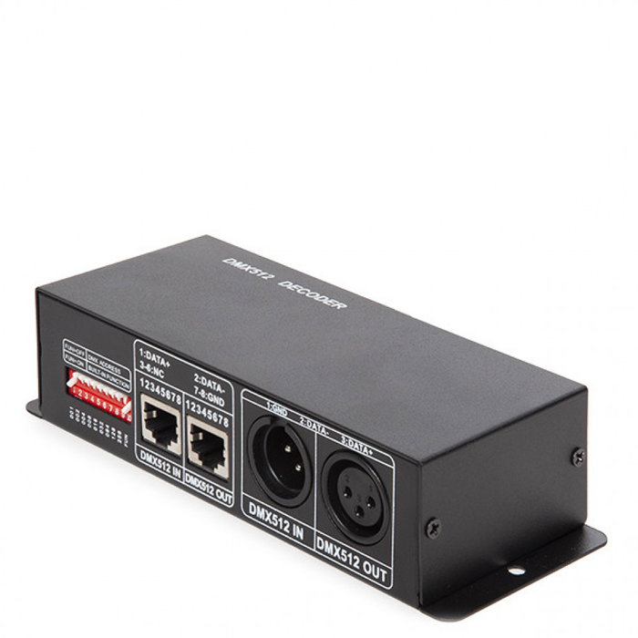 Decodificador DMX512 4 Canales JM-DMX512-4CH