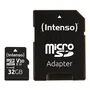 Intenso 3433480 Tarjeta de Memoria MicroSDHC 32 GB, Clase 10, UHS-I U3 V30, Lectura 100 MB/s, Escritura 45 MB/s, Resistente