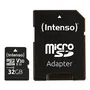 Intenso 3433480 Tarjeta de Memoria MicroSDHC 32 GB, Clase 10, UHS-I U3 V30, Lectura 100 MB/s, Escritura 45 MB/s, Resistente