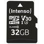 Intenso Micro SDHC 32GB Profesional V30 con Adaptador SD
