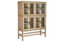 DKD Home Decor Vitrina Mindi Cristal Natural 120x41x160
