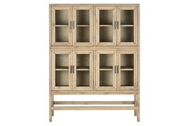 DKD Home Decor Vitrina Mindi Cristal Natural 120x41x160