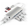 Satechi USB-C V2 Multi-Port Hub 8 en 1, Silber, ST-TCMA2S