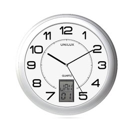 Unilux Reloj Instinct Gris Metalizado 30,5 cm