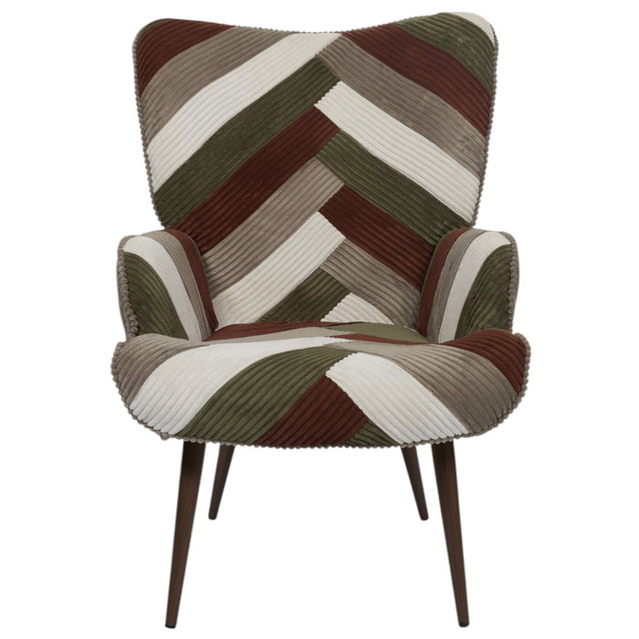 Home Deco Factory Butaca Sillón Patchwork Cocooning Poliéster