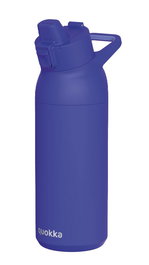 QUOKKA Botella Termo para Niños de 700 ml de Acero Inoxidable con Sipper - Color Azul Ocaso (Tide Dusk Blue)