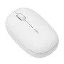 Hama M660 Silent Ratón Óptico Inalámbrico para Oficina, Ambidiestro, RF 2.4 GHz + Bluetooth 5.0, 1300 DPI, Blanco