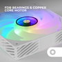 Mars Gaming Kit 4 Ventiladores MF-SI4KIT ARGB Infinity Blanco