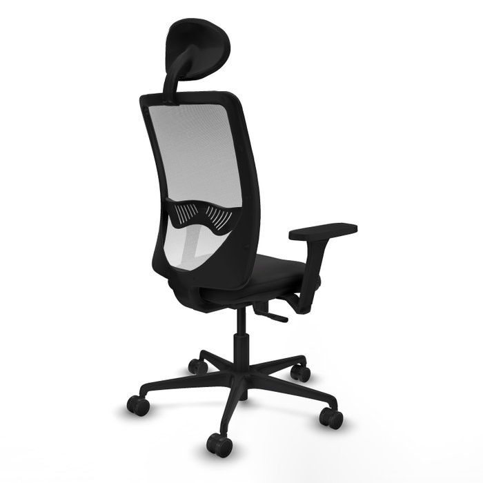 PIQUERAS Y CRESPO Silla de oficina Zulema con mecanismo Sincro, Blanco y Negro PIQUERAS Y CRESPO Silla de oficina Zulema con mecanismo Sincro, Blanco y Negro
