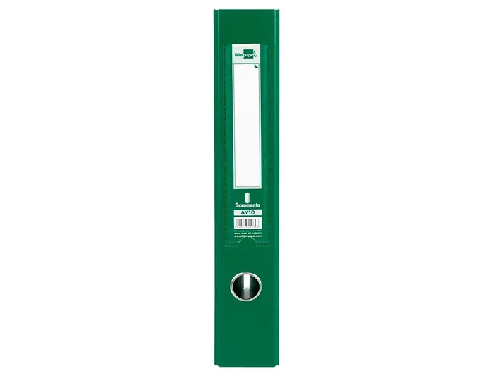 Liderpapel Módulo 3 Archivador Folio de 2 Anillas Mixtas 40mm Verde