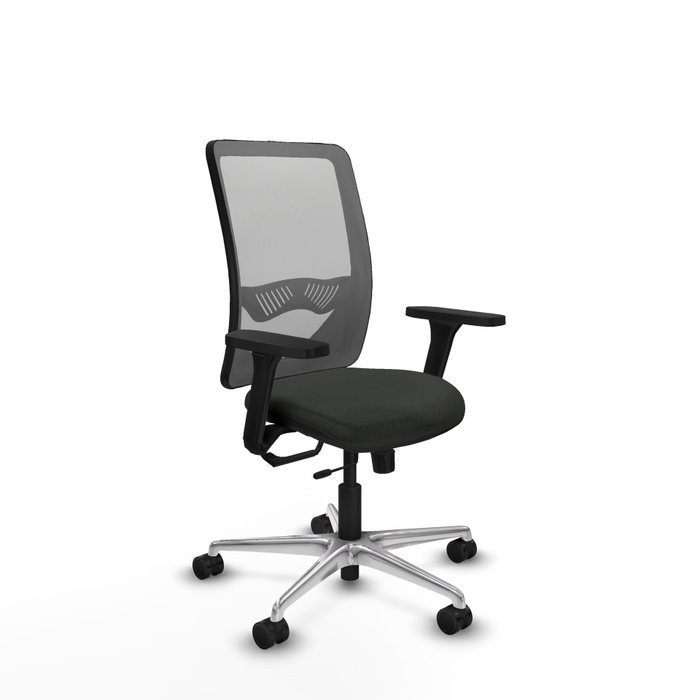 PIQUERAS Y CRESPO Silla de oficina Zulema con mecanismo Sincro/Traslack, Brazos 3D y malla Gris PIQUERAS Y CRESPO Silla de oficina Zulema con mecanismo Sincro/Traslack, Brazos 3D y malla Gris