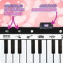 Deqube Manta Musical Piano XL 2 metros, 24 teclas, 4 modos, 8 instrumentos, 10 melodías, +3 años