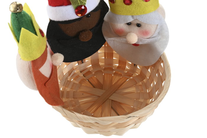 DKD Home Decor Cesta Reyes Magos Multicolor