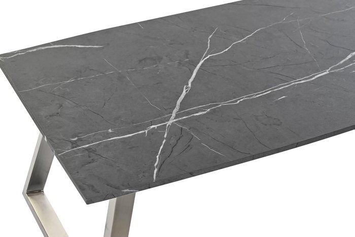 DKD Home Decor Mesa de Centro MDF y Acero Negro 120x60x44