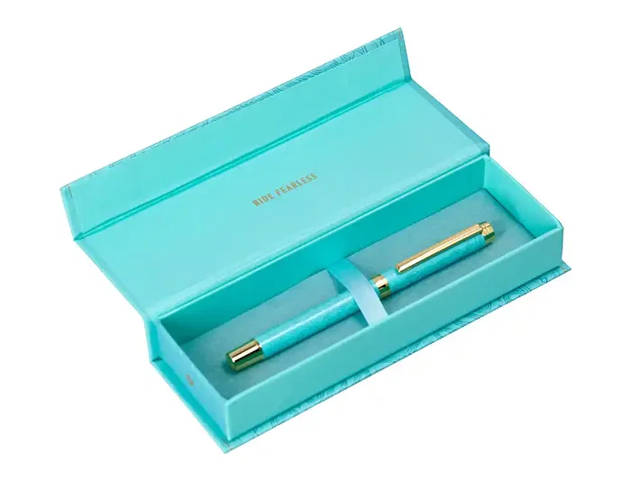 Belius Roller Wild West Turquesa Dorado Tinta Negra Caja de Diseño