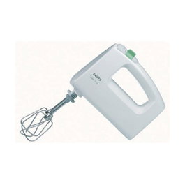 Krups F60814 3 Mix 7000 - Batidora de Mano de 500W, Color Blanco, con Gancho Amasador y Batidor