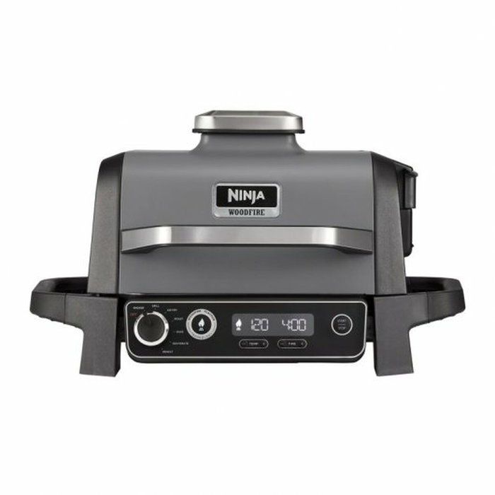 Ninja Woodfire OG701EU Barbacoa Eléctrica con Ahumador y Freidora de Aire