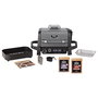 Ninja Woodfire 7-in-1 Outdoor Grill OG701EU, Plancha a 260°C, Negro, Acero Inoxidable, con Pantalla LED y Temporizador