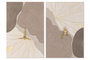 DKD Home Decor Cuadro Lienzo Abstracto Hombre Surtido de 2 Unidades