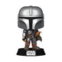 FUNKO Pop! Star Wars The Mandalorian - Libro de Boba Fett, Cabeza Oscilante, Vinilo 9.5 cm, Figura de Colección 68654