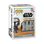 FUNKO Pop! Star Wars The Mandalorian - Libro de Boba Fett, Cabeza Oscilante, Vinilo 9.5 cm, Figura de Colección 68654