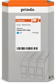 Prindo Cartucho de tinta cian PRICPFI102C Classic