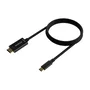 Aisens Cable Conversor USB-C a HDMI 4K@30Hz, 1.8m, Negro