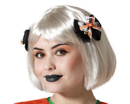 atosa Set de 2 pinzas de pelo con calabazas naranjas para niños