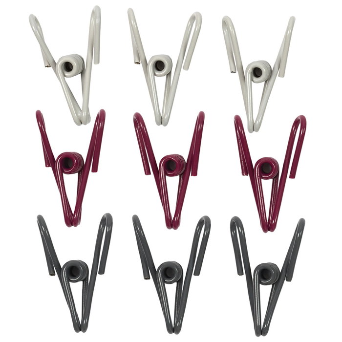 Je cherche une Idee Juego De 9 Pinzas - Pinzas surtidas en rojo, gris, negro fabricadas en hierro Je cherche une Idee Juego De 9 Pinzas - Pinzas surtidas en rojo, gris, negro fabricadas en hierro