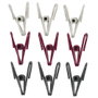 Je cherche une Idee Juego De 9 Pinzas - Pinzas surtidas en rojo, gris, negro fabricadas en hierro