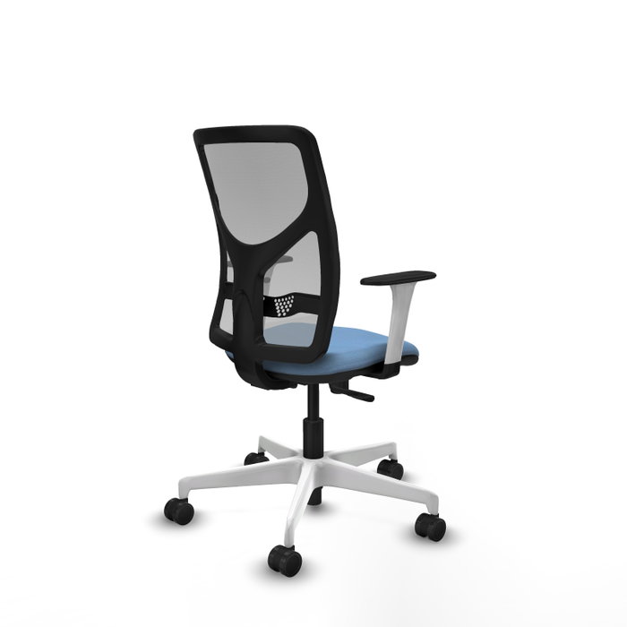 PIQUERAS Y CRESPO Silla de oficina Motilla con mecanismo Sincro, Azul cielo y Gris PIQUERAS Y CRESPO Silla de oficina Motilla con mecanismo Sincro, Azul cielo y Gris