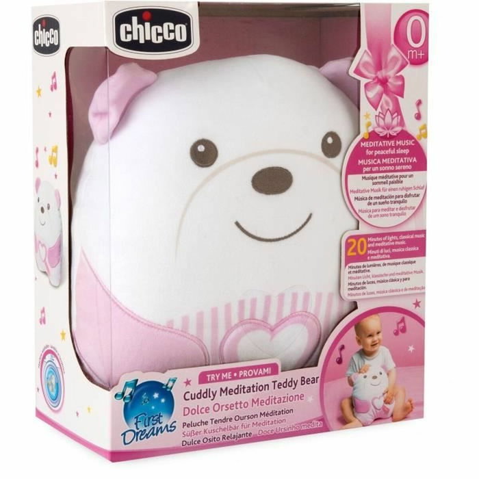 Chicco Osito de peluche suave - Rosa