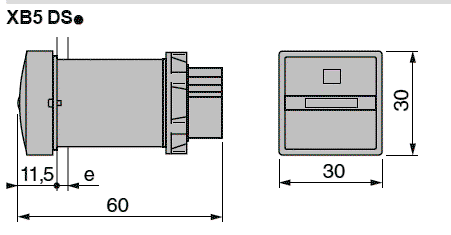 SCHNEIDER ELECTRIC Contador de tiempo de trabajo Harmony XB4 22mm 120VAC