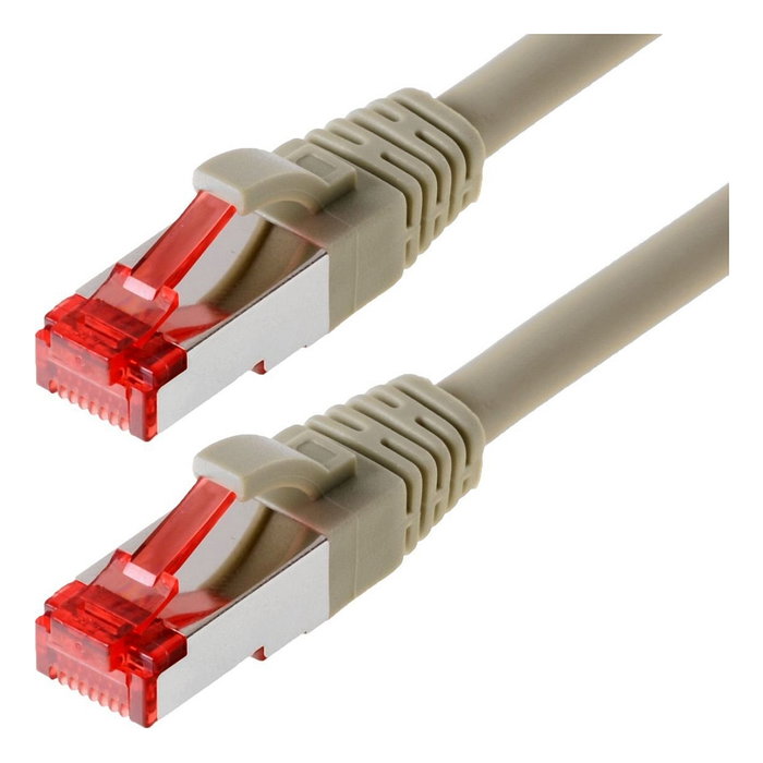 Helos Cable de parcheo Cat 6 S/FTP RJ45 gris 1,5m AWG27/7 LSZH GHMT Helos Cable de parcheo Cat 6 S/FTP RJ45 gris 1,5m AWG27/7 LSZH GHMT