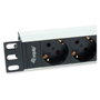 Equip 333311 Regleta de alimentación para rack 10 pulg 1U 4 tomas Schuko