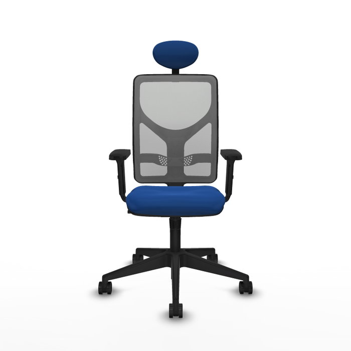 PIQUERAS Y CRESPO Silla de oficina Motilla con mecanismo Sincro, Azul y Gris PIQUERAS Y CRESPO Silla de oficina Motilla con mecanismo Sincro, Azul y Gris
