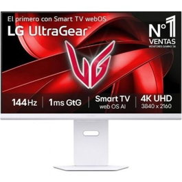 LG UltraGear 32G810SA-W 32 pulg. 4K UHD IPS 144Hz Smart TV Blanco